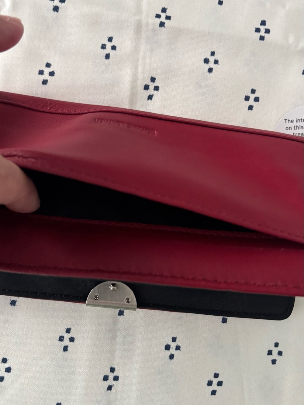 Genuine Leather Red Women's Wallet - Picture 5 of 8